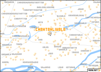 map of Chāh Tahliwāla
