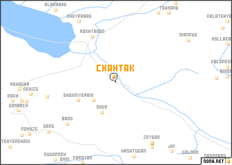 map of Chāh Tak