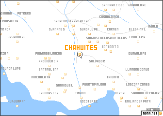 map of Chahuites