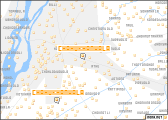 map of Chāh Ukhānwāla