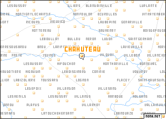 map of Chahuteau