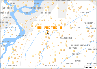 map of Chāh Yārewāla