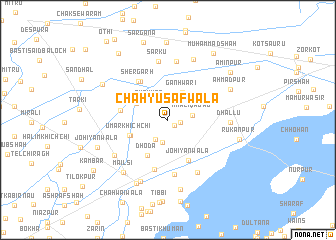 map of Chāh Yusafwāla