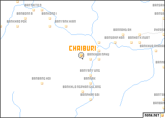 map of Chai Buri