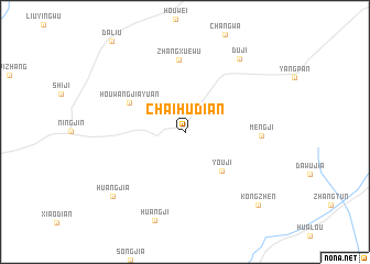 map of Chaihudian