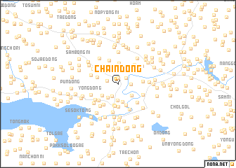 map of Chain-dong