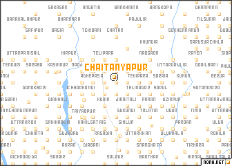 map of Chaitanyapur
