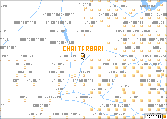 map of Chaitarbāri