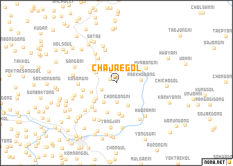 map of Chajae-gol