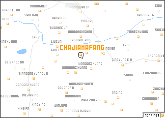map of Chajiamafang