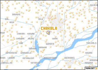 map of Chak Ala
