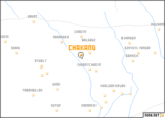 map of Chakand