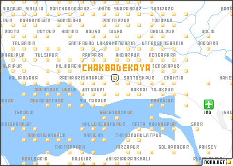 map of Chak Bādekaya