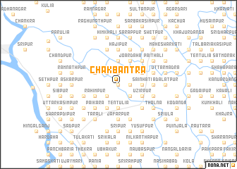 map of Chak Bāntra
