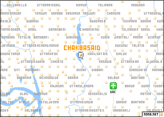 map of Chak Bāsāid