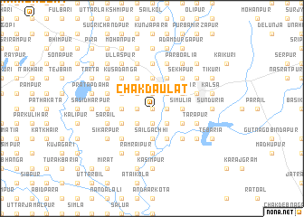 map of Chak Daulat