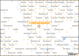 map of Chak Deogaon