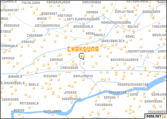 map of Chak Dūna