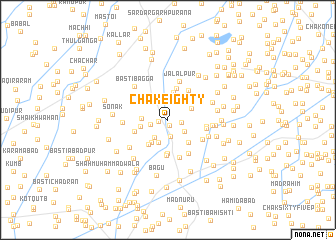 map of Chak Eighty