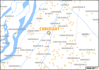 map of Chak Eight