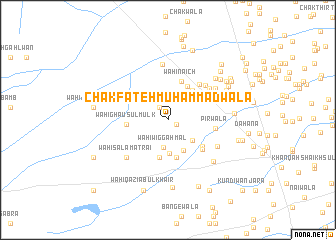 map of Chak Fateh Muhammadwāla