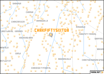 map of Chak Fifty-six TDA