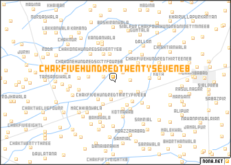map of Chak Five Hundred Twenty-seven EB