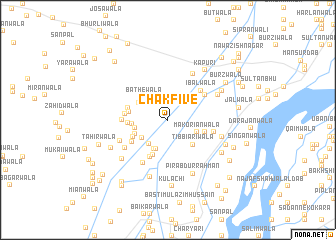 map of Chak Five