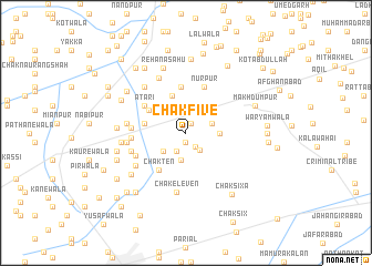 map of Chak Five