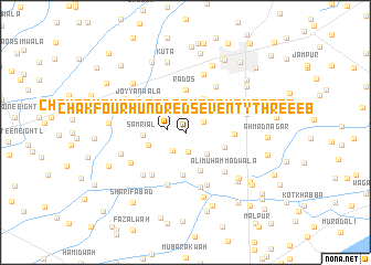 map of Chak Four Hundred Seventy-three EB