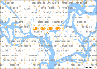 map of Chak Gazāriāpār