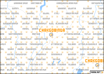 map of Chak Gobinda