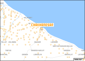 map of Chākhānesar