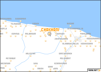 map of Chākhānī