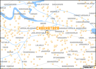 map of Chak Hatāra