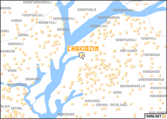 map of Chaki Azīm