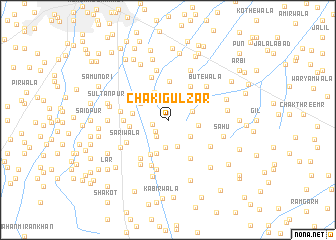 map of Chak i Gulzār
