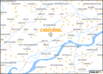 map of Chak Kamāl