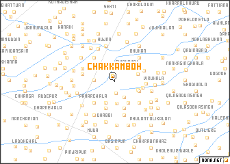 map of Chak Kamboh
