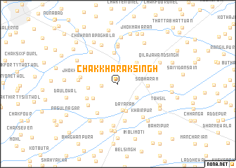 map of Chak Kharak Singh