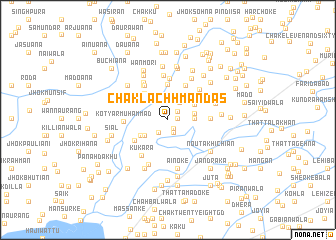 map of Chak Lachhman Dās