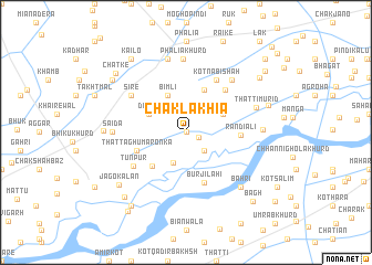 map of Chak Lakhia