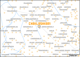 map of Chak Lashkari
