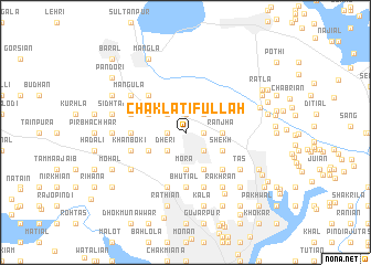 map of Chak Latifullāh