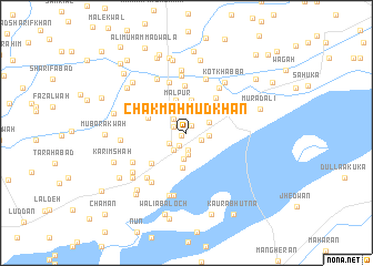 map of Chak Mahmūd Khān