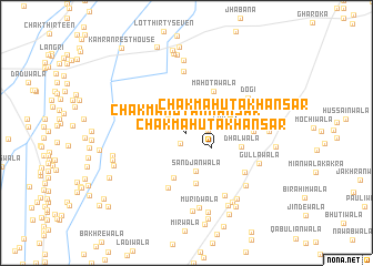 map of Chak Mahuta Khānsar