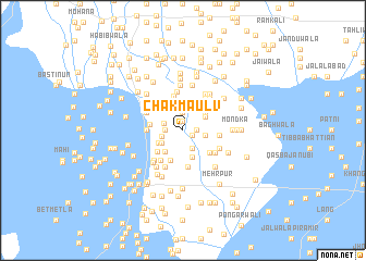 map of Chak Maulv