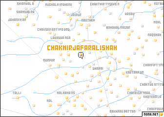 map of Chak Mīr Jāfar Ali Shāh