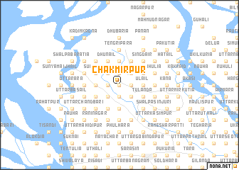 map of Chak Mīrpur