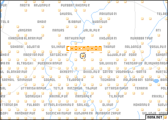 map of Chak Mohan